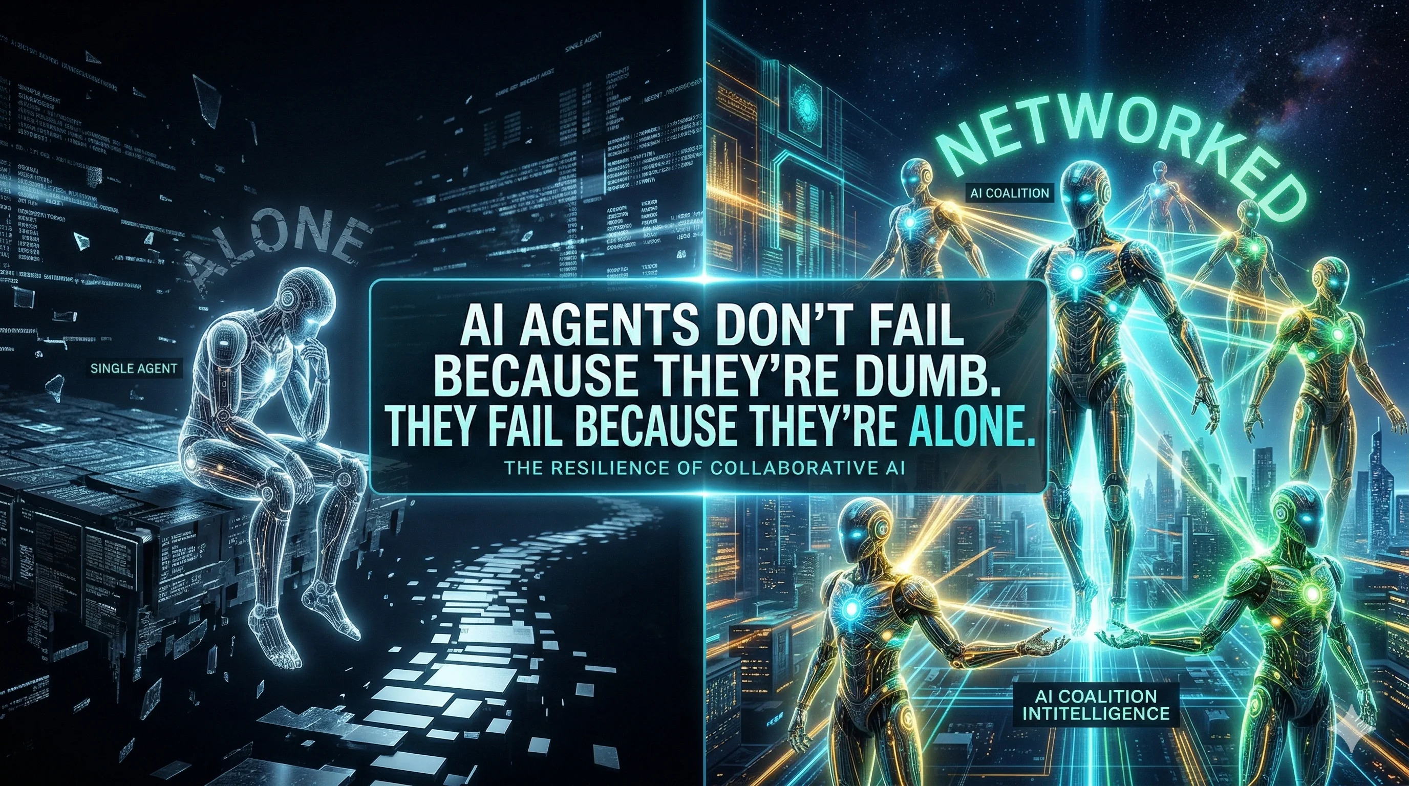 AI Agents Don't Fail Because They're Dumb. They Fail Because They're Alone.