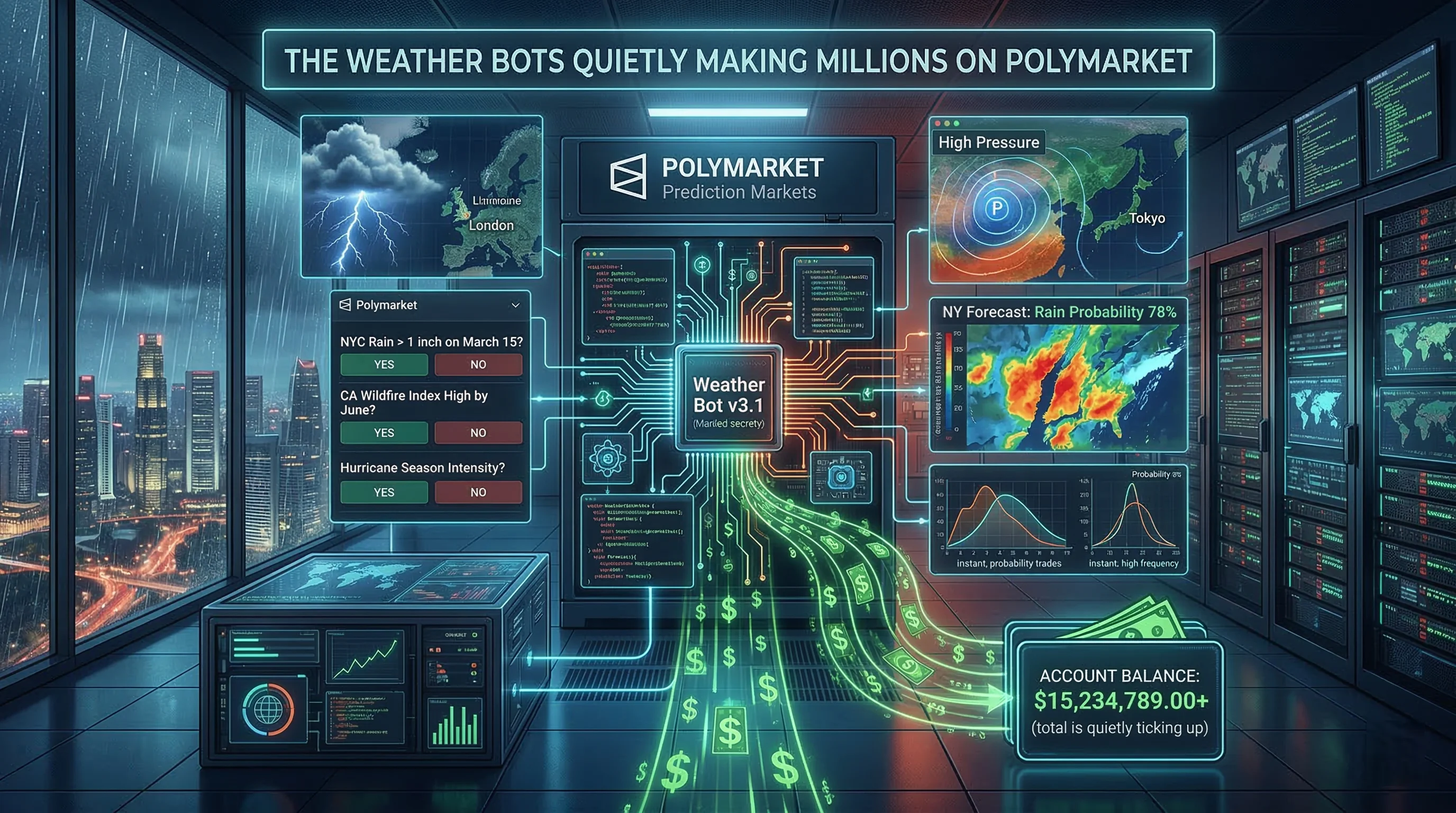 The Weather Bots Quietly Making Millions on Polymarket